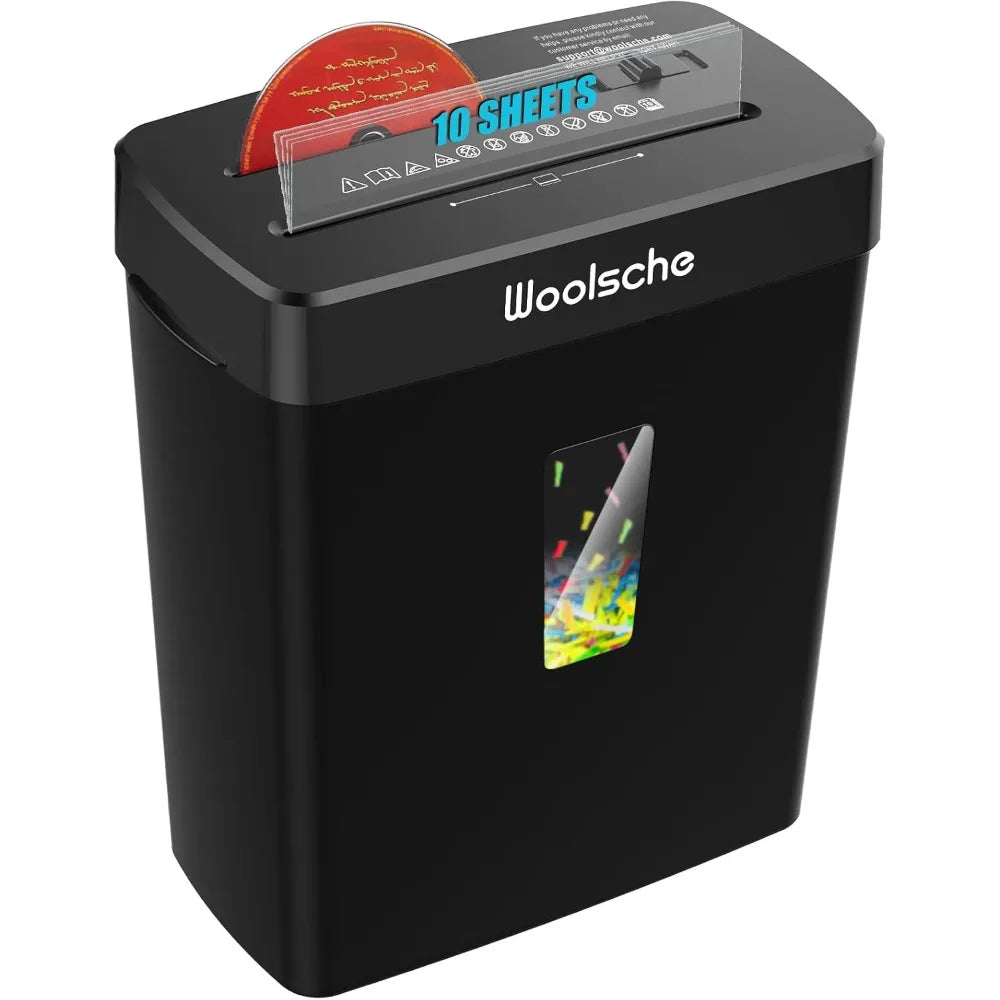 Heavy-Duty Electric Paper Shredder. Home & Office Document Shredder