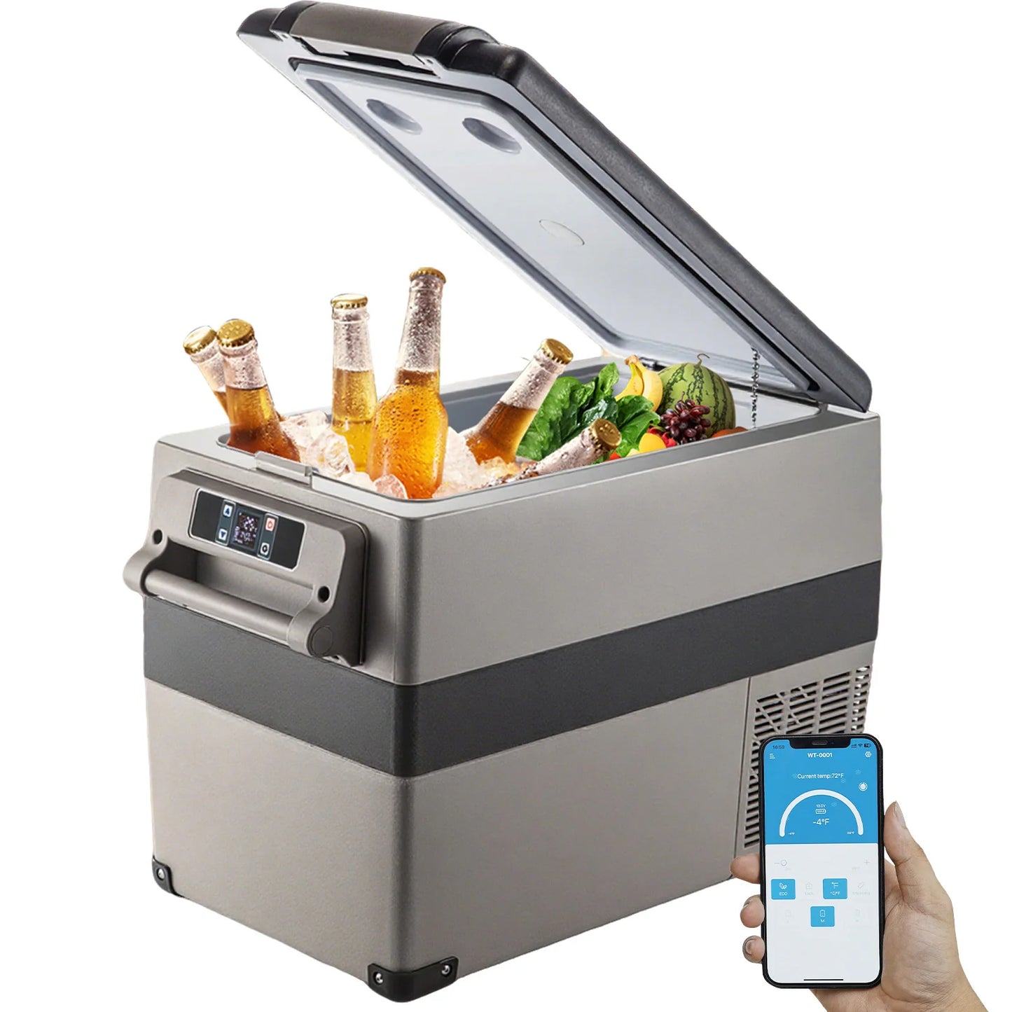 SucceBuy 15–55L Portable Electric Cooler. Compressor Refrigerator Freezer for Car, RV, Camping, Travel, Truck & Outdoor Adventures