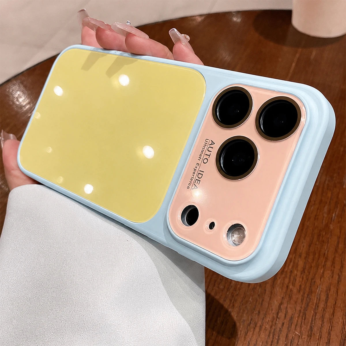 Vibrant Color-Block Protective Phone Case