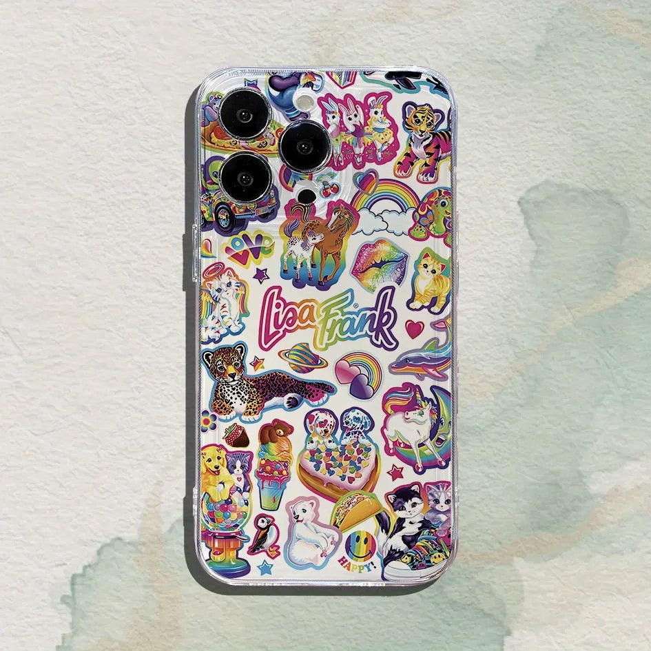 Stunning Colorful Food Pattern Transparent Soft Protection Phone Case For iPhone Samsung