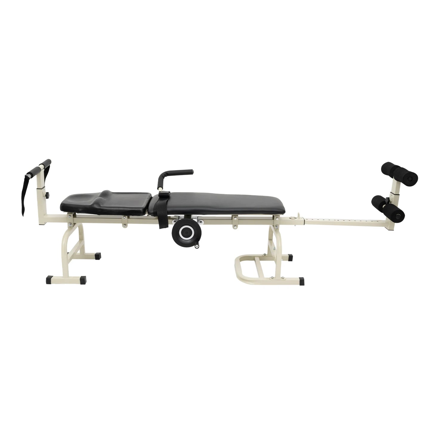 Medical Multifunctional Body Stretcher Leg Pulling Tensioner Fitness Traction Bed Max Load 120kg Suitable For 1.45-1.85m Adults