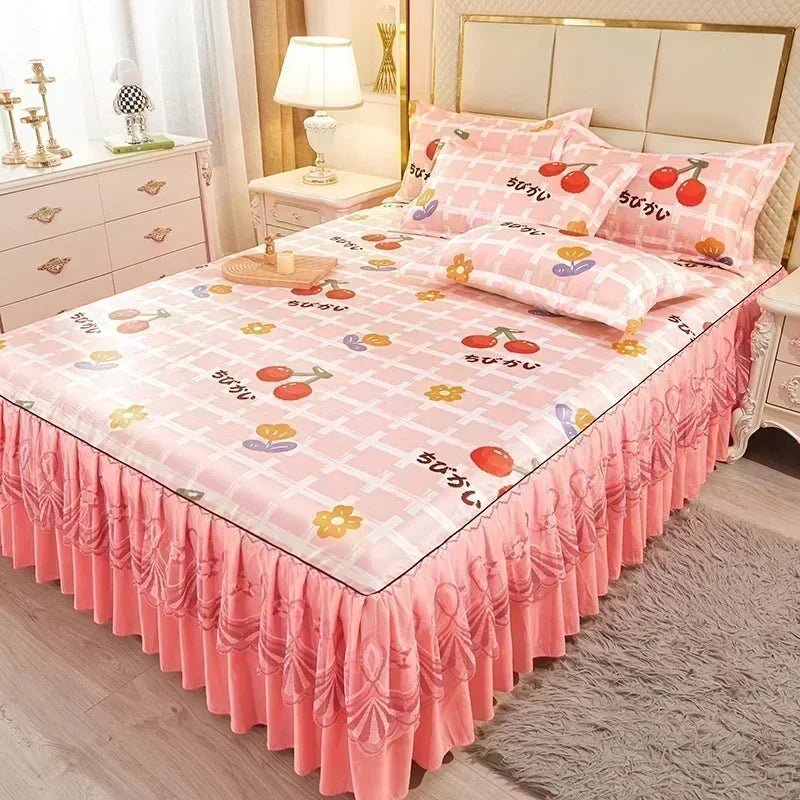 3-Piece Elegant Patterned Bedspread Set