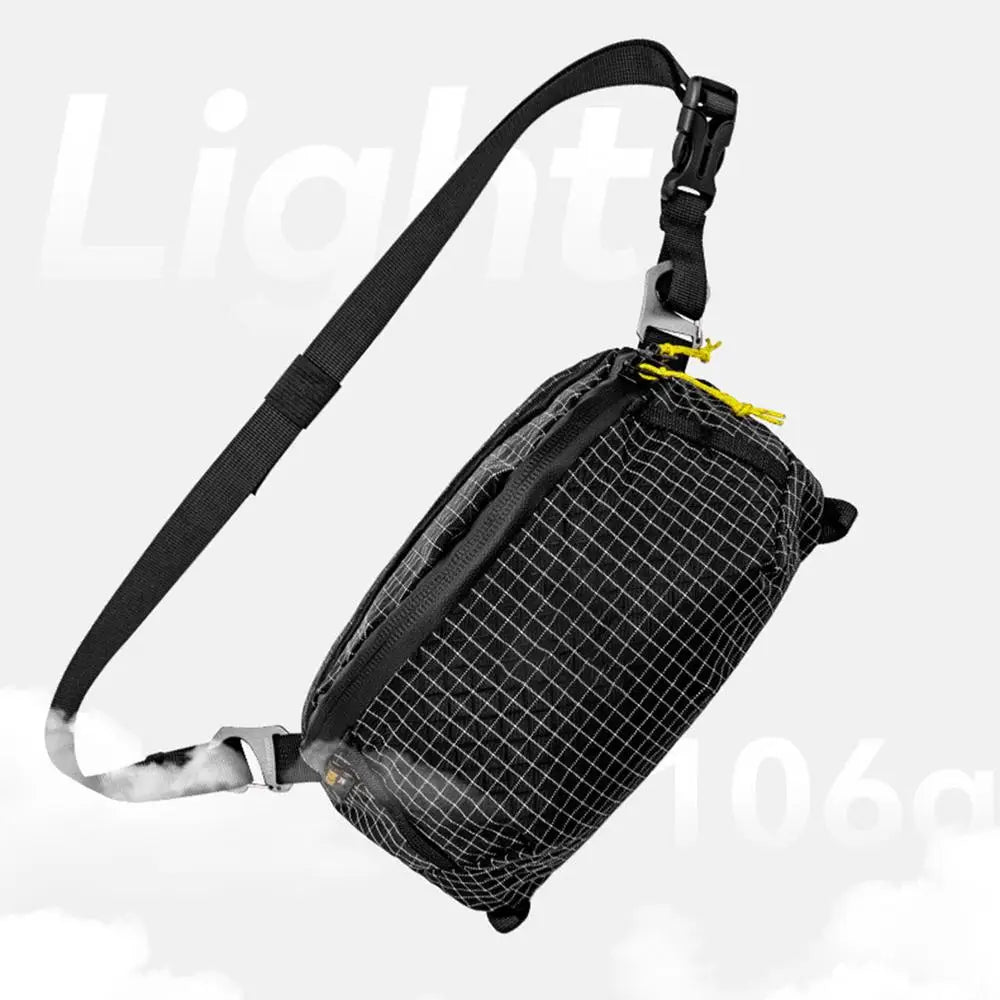 Adjustable Fishing Waist Bag with Rod Holder and Shoulder Strap