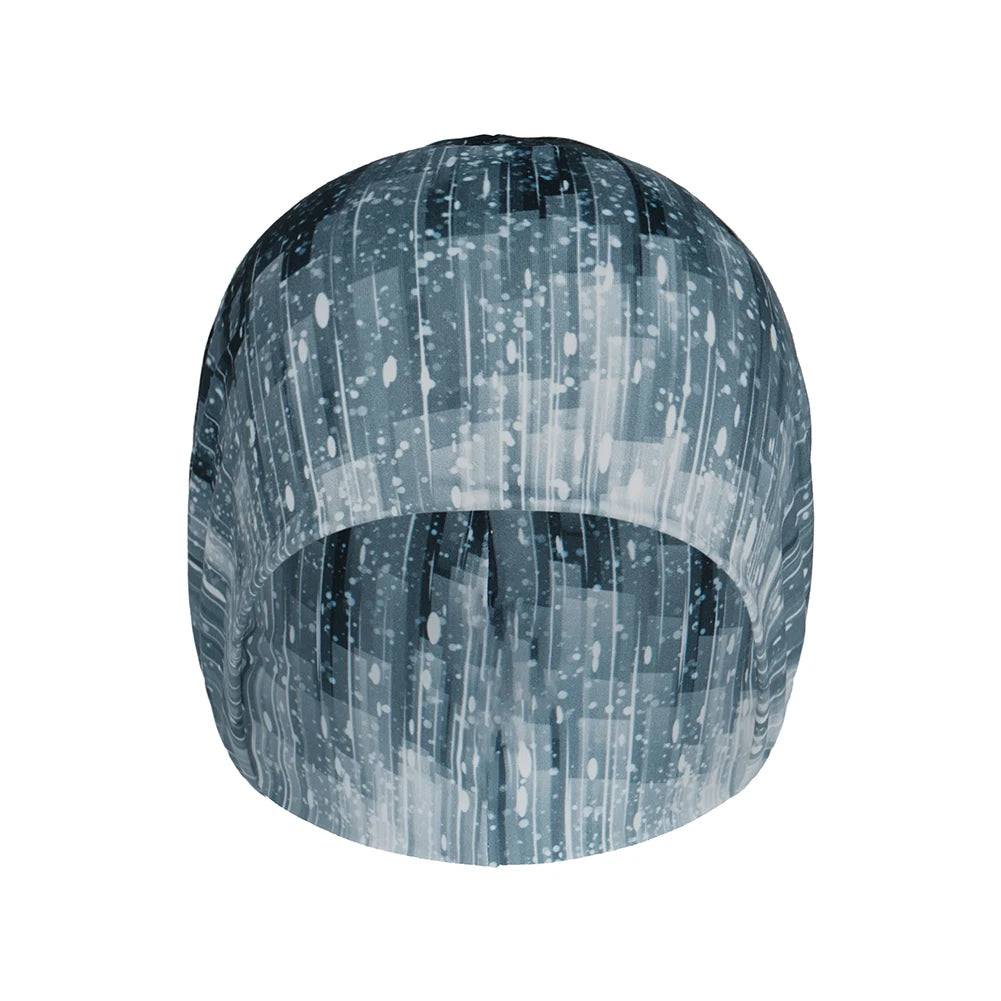 Winter Fashion Print Running Hats Cycling Helmet Liner Hat Windproof Ski Lightweight Elastic Skull Caps for Men Women