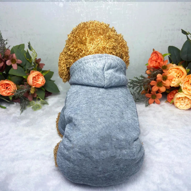 Warm Fleece Dog Hoodie Jacket