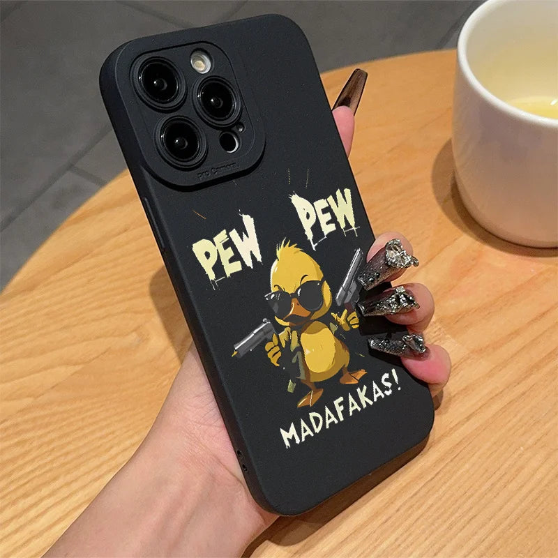 Minimalist Butterfly iPhone Case. Matte Black Aesthetic Protective Phone Cover (iPhone 11–17 Series)