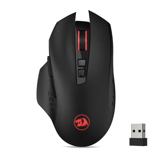 Redragon M656 Gainer Wireless Gaming Mouse, 4000 DPI 2.4GHz Ergonomic Optical Mouse with Programmable Buttons for PC, Laptop & Mac