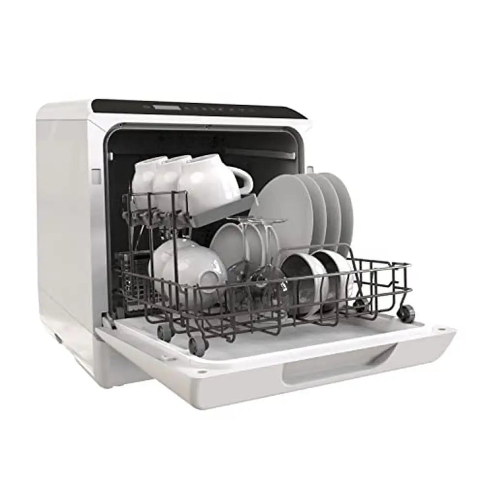Portable Countertop Dishwasher 5 Washing Programs Compact Small Dishwasher with Baby Care Air-Dry Function 5-Liter Water Tank