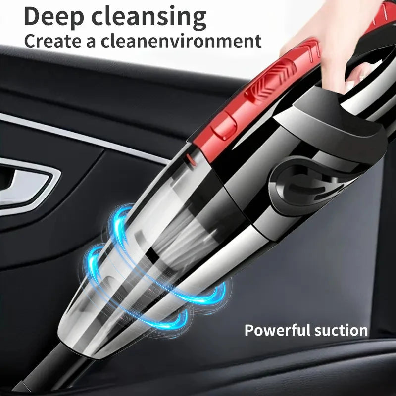 Cordless Handheld Vacuum Cleaner | Rechargeable Portable Car & Home Vacuum with Powerful Suction and Multi-Surface Cleaning
