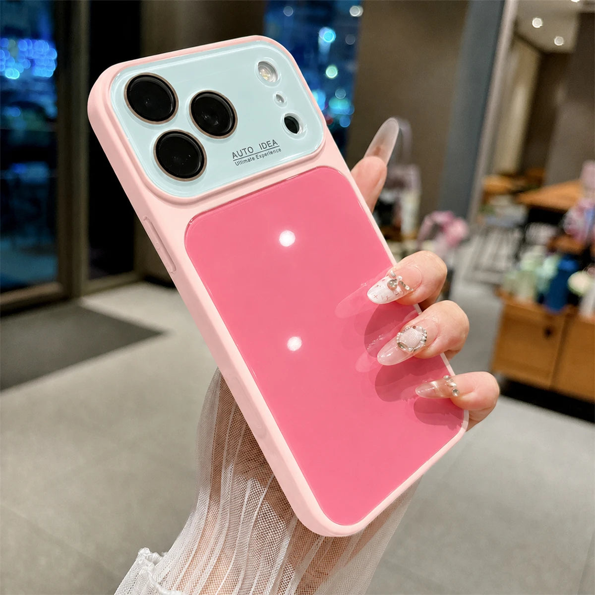 Vibrant Color-Block Protective Phone Case