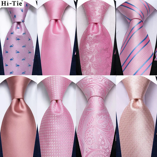 Men’s Solid Paisley Silk Tie Set.  Wedding & Formal Wear