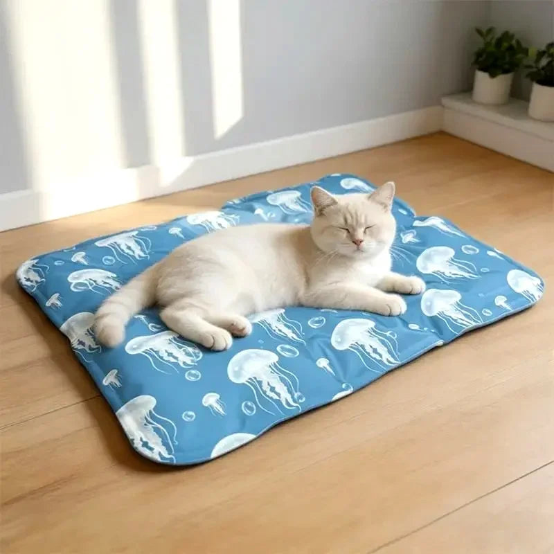 Self-Cooling Gel Pet Mat for Dogs & Cats.Washable Breathable Summer Cooling Pad