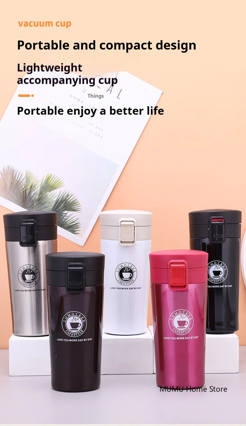 380ML/510ML Thermal Mug Double-layer Stainless Steel Coffee Cup Tea Vacuum Flask Thermos Water Bottle Leak-proof Thermos Mug
