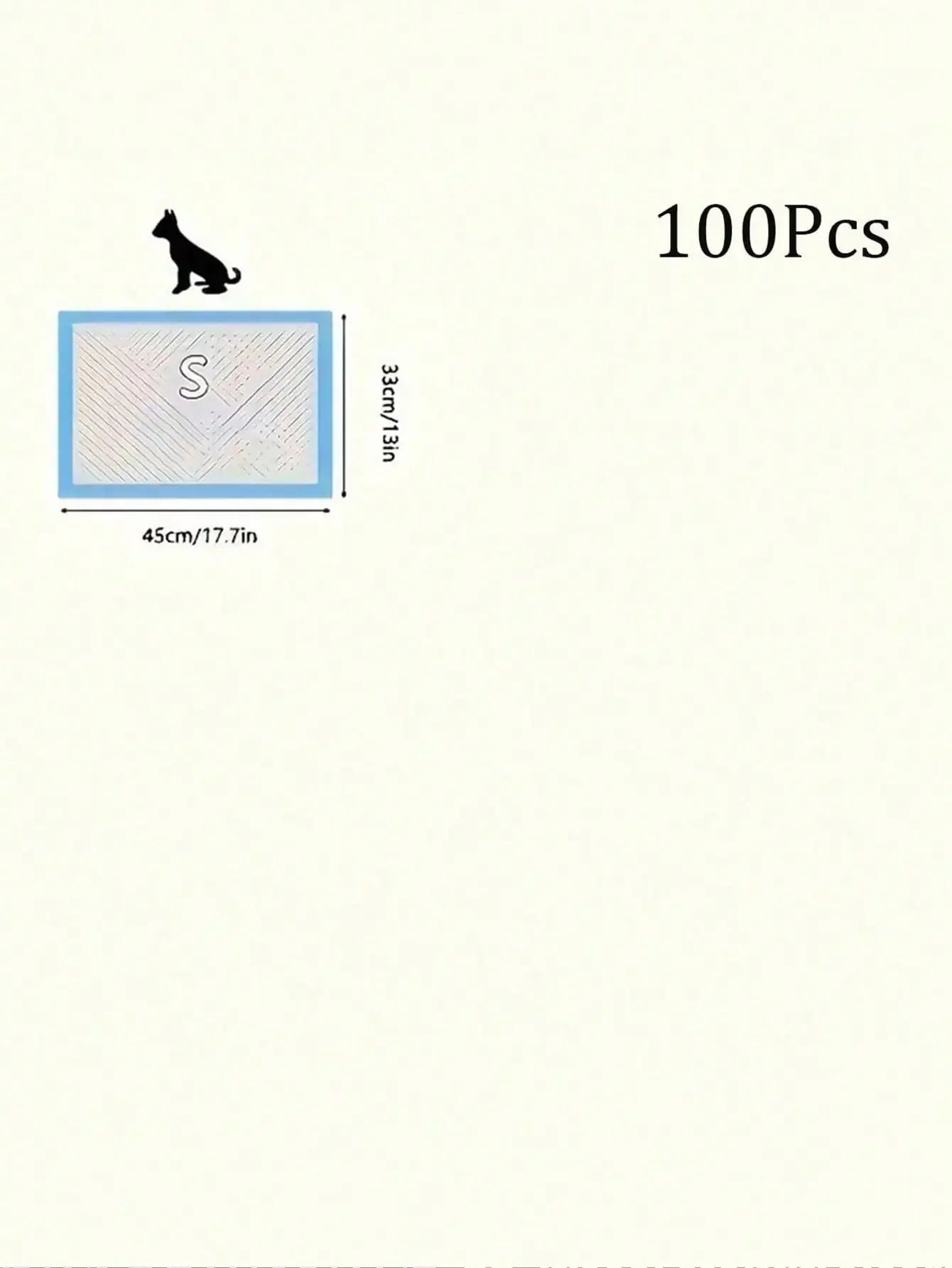 100 Pack Ultra Absorbent Puppy Training Pads