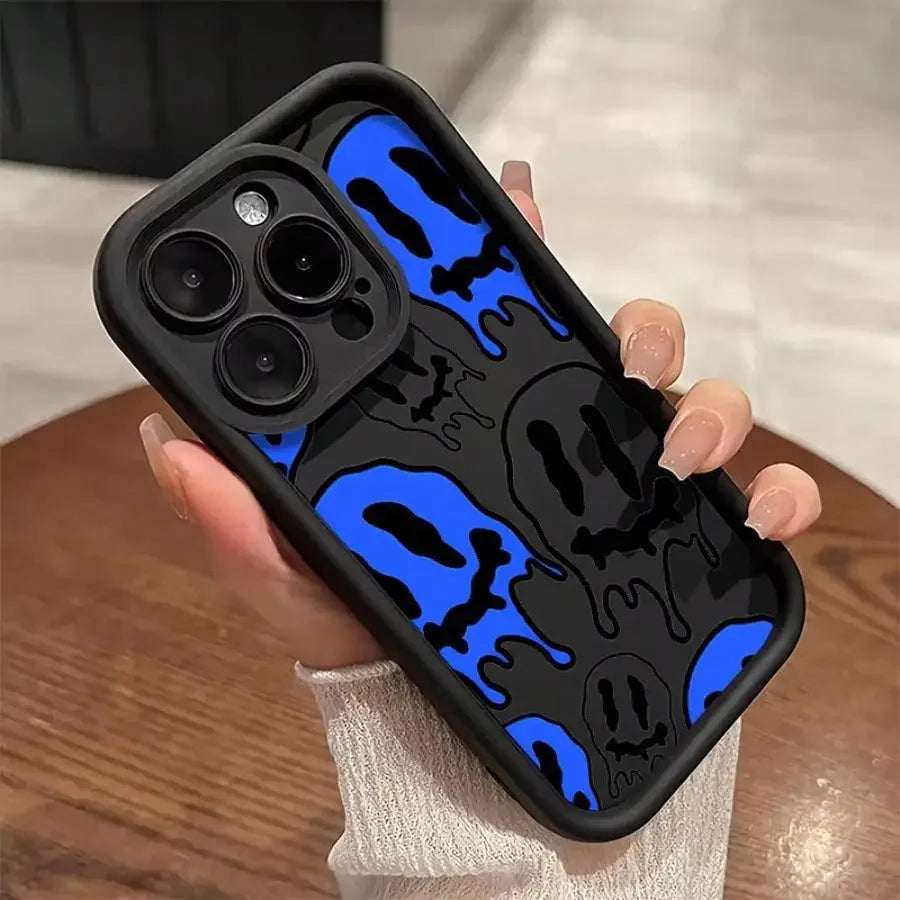 Stylish Soft Protective Phone Case for iPhone 11 12 13 14 15 16 17 Pro Max