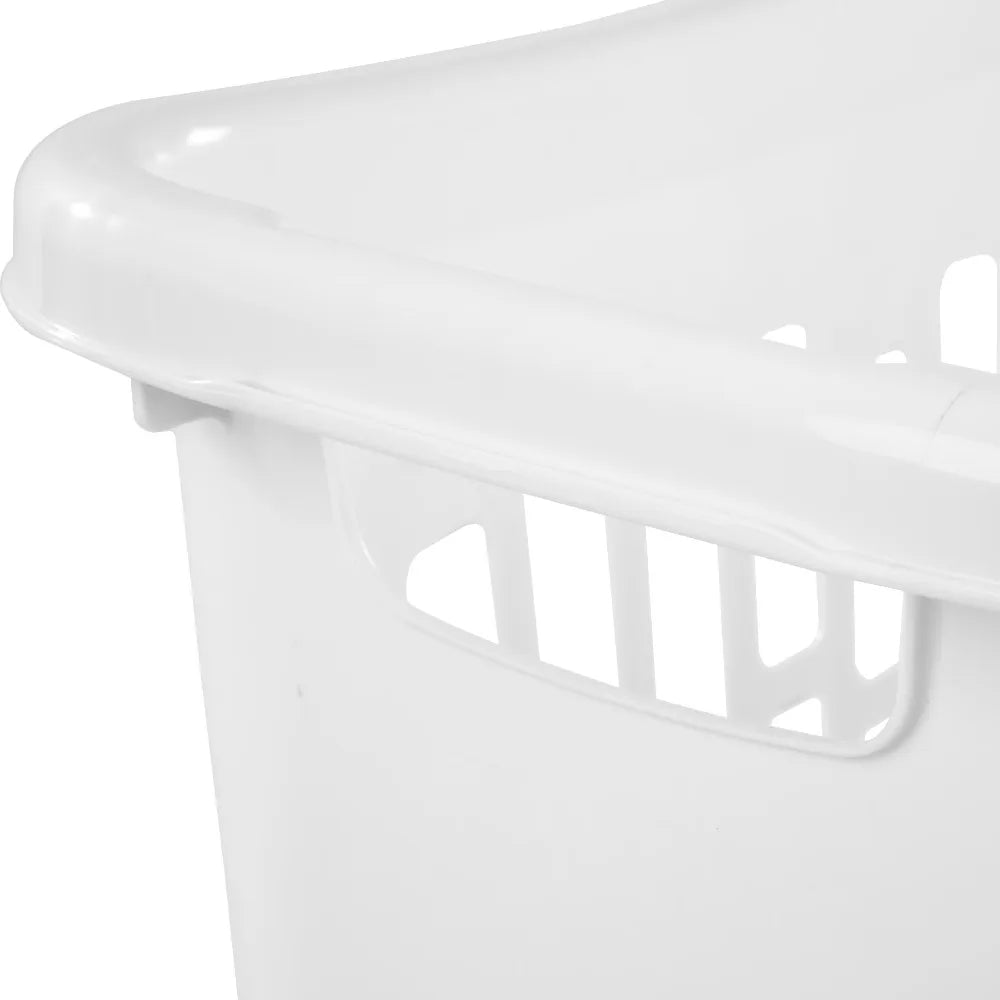Slim Space-Saving Laundry Hamper with Handles .Tall Laundry Basket