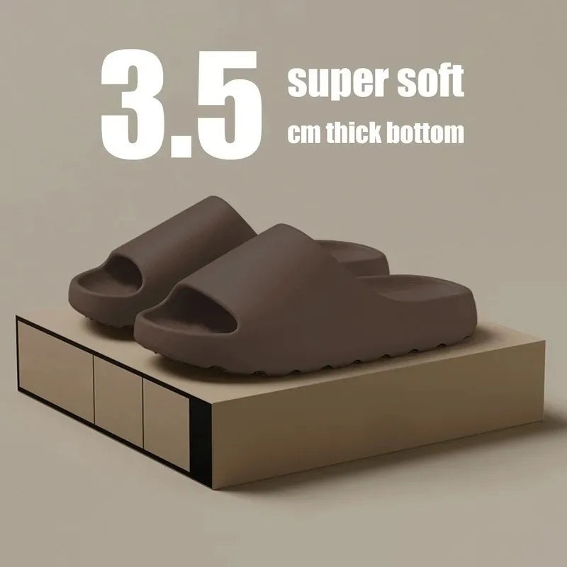 Cloud Cushion Coconut Slippers .Ultra Soft EVA Comfort Slides