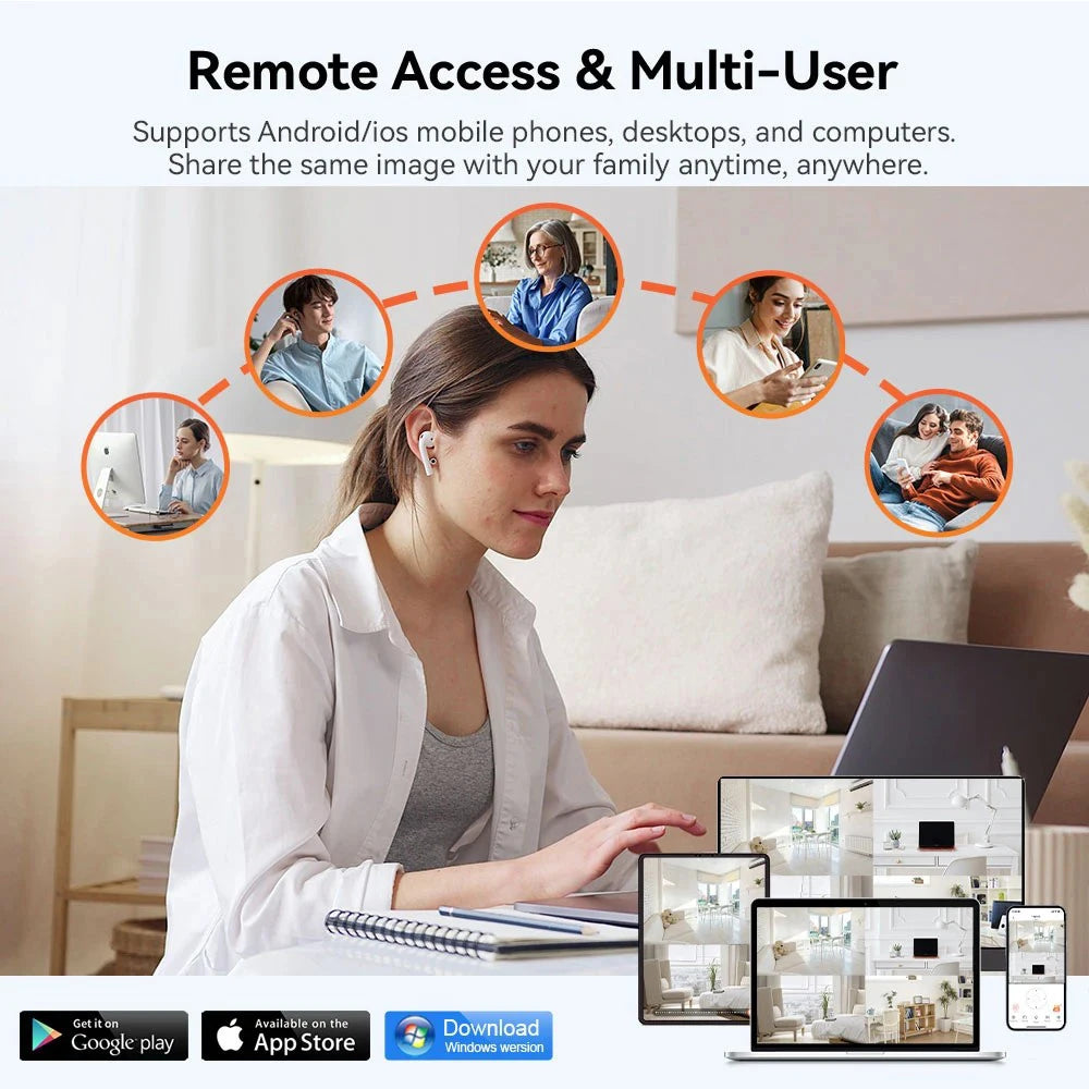 9MP Full HD Solar WiFi Camera 3 Screen 3 Lens 10X Zoom PIR Human Detect Camera Surveillance Night Vision Security Protection