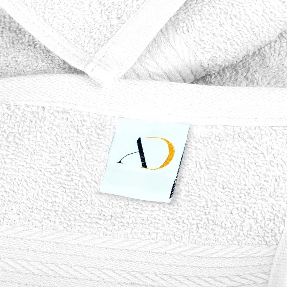 100 Percent Cotton Fingertip Towels 12x12 Inches 600 GSM