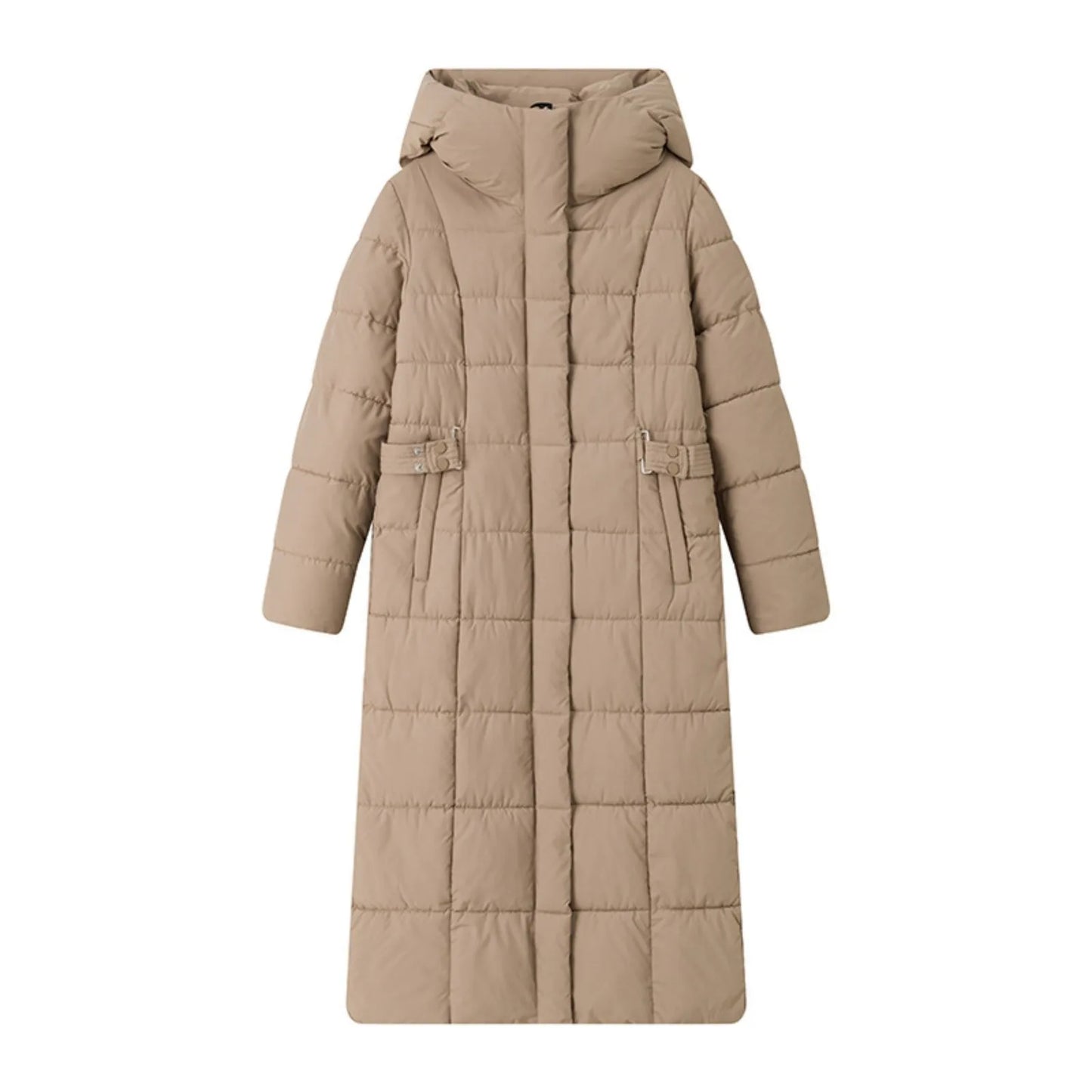 Black Winter Coat 2024 New Women's Thick Cotton Parka Jacket Korean Oversized Loose Hooded Coats Female Casual Long Overcoat