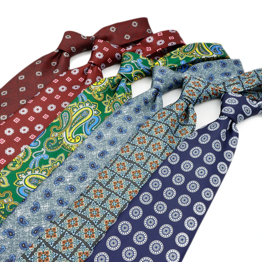 Men’s Luxury Silk Necktie .Classic Business, Wedding & Formal Dress Tie for Men