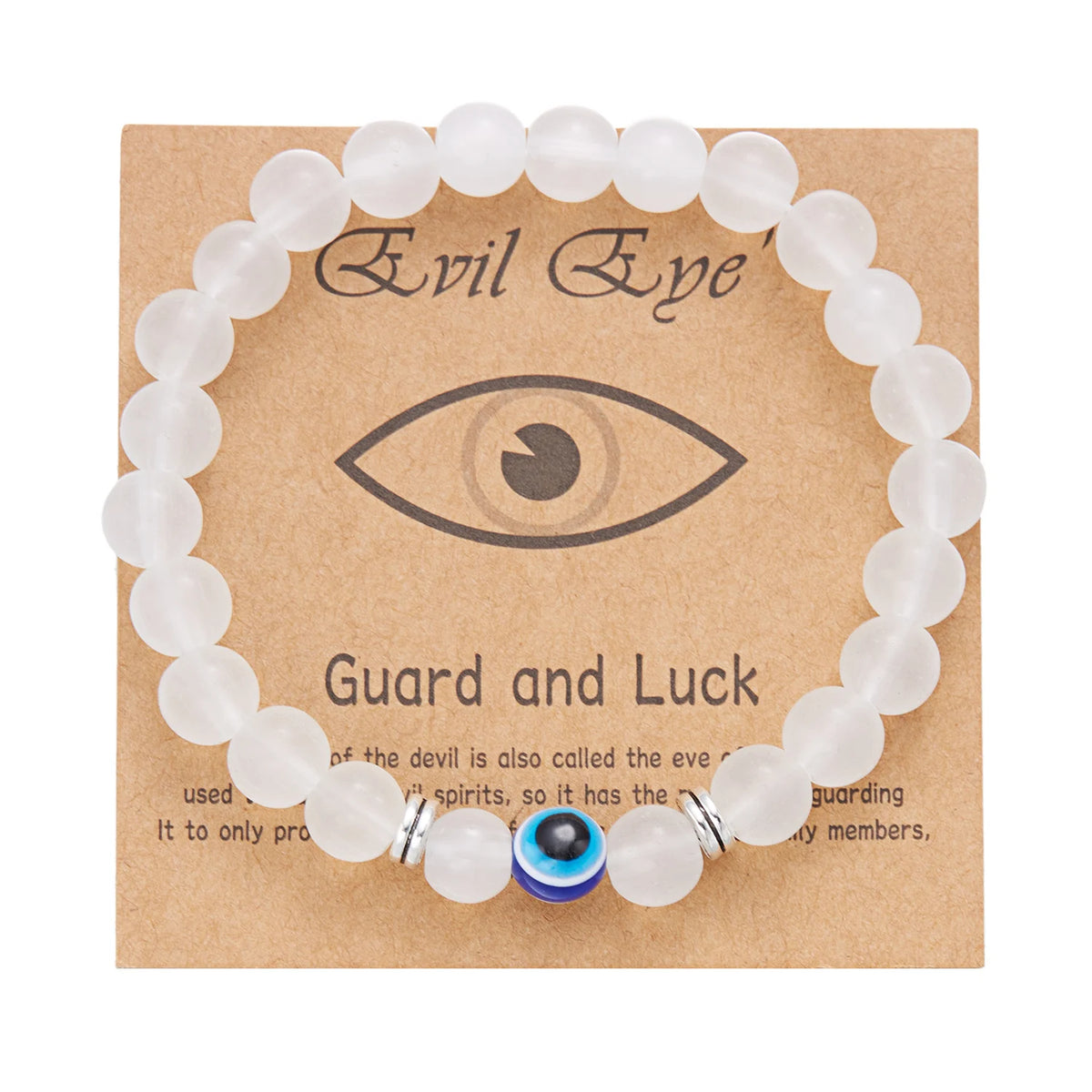 Evil Eye Beaded Bracelet  Multicolor Options