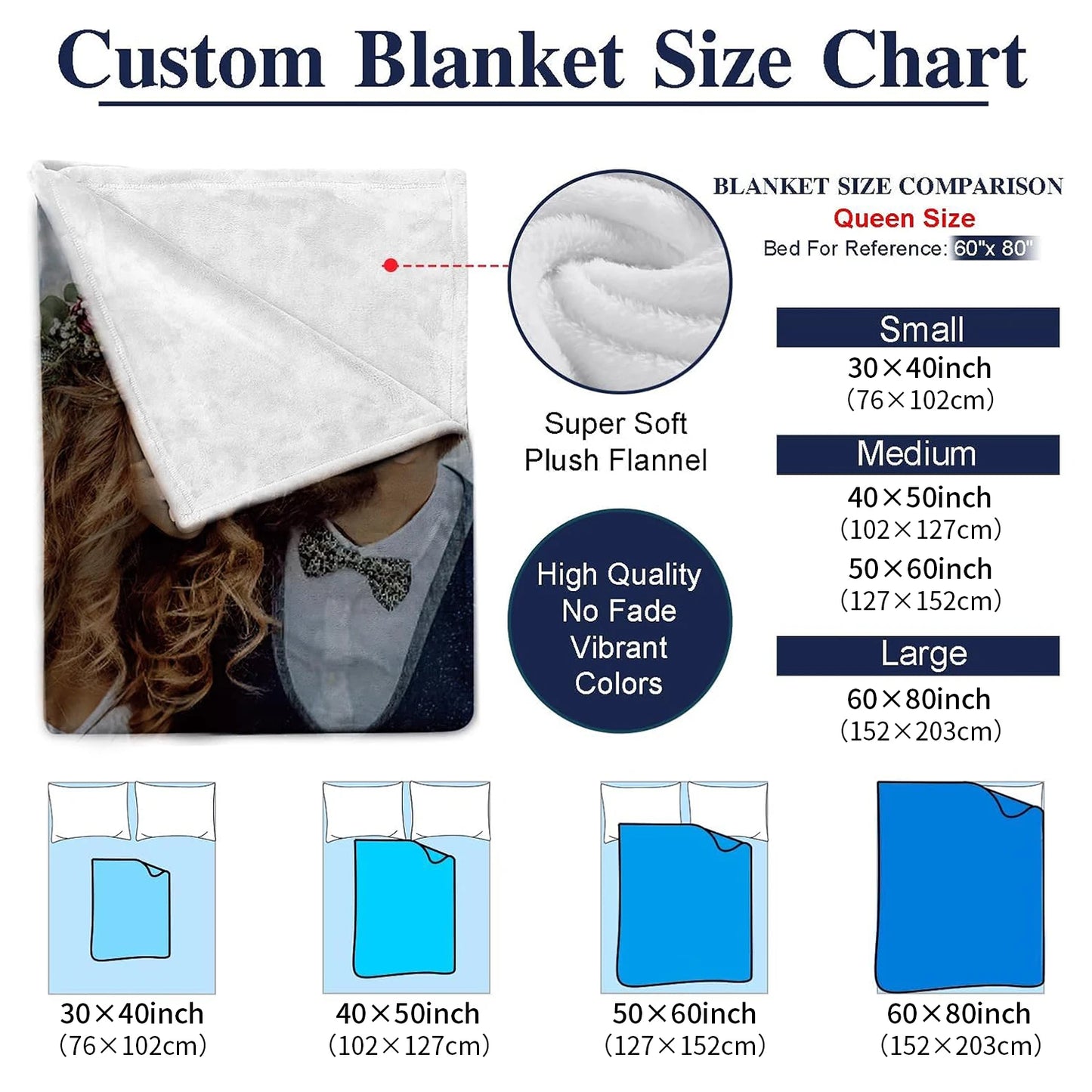 [Soft Polyester Flannel Blanket] Soft Polyester Flannel Evil Eyes Geometric Pattern Blanket - Machine Washable,