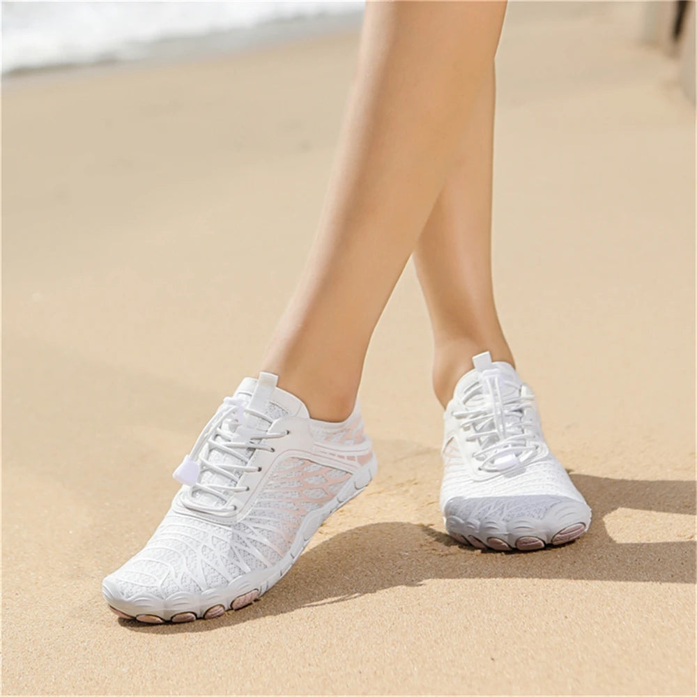 Unisex Quick-Dry Barefoot Water Shoes .Lightweight Beach, Pool & Outdoor Adventure Footwear