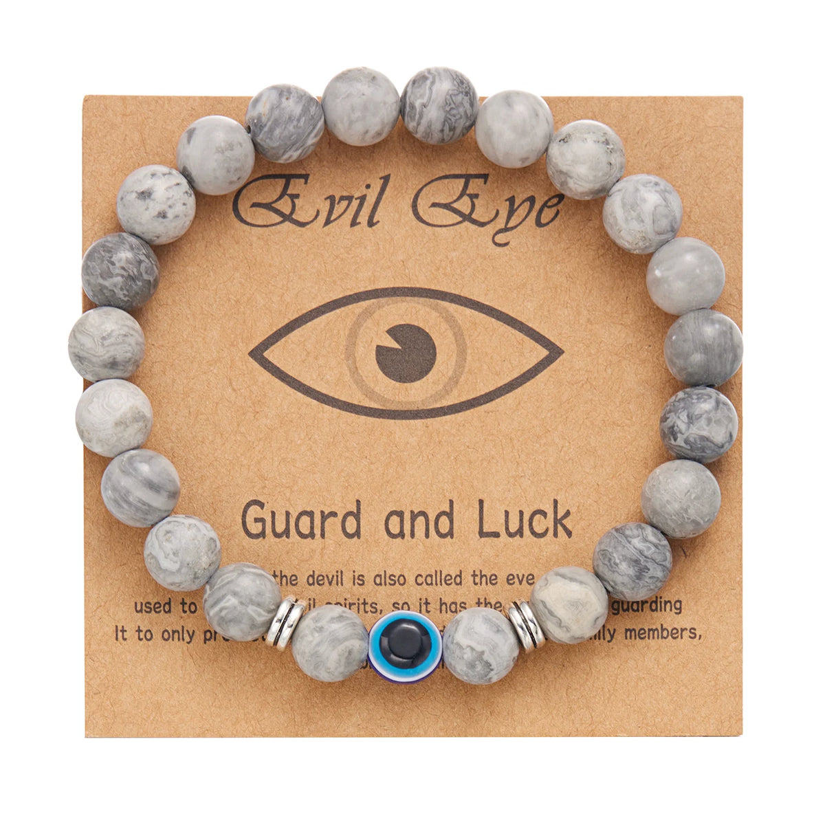 Evil Eye Beaded Bracelet  Multicolor Options
