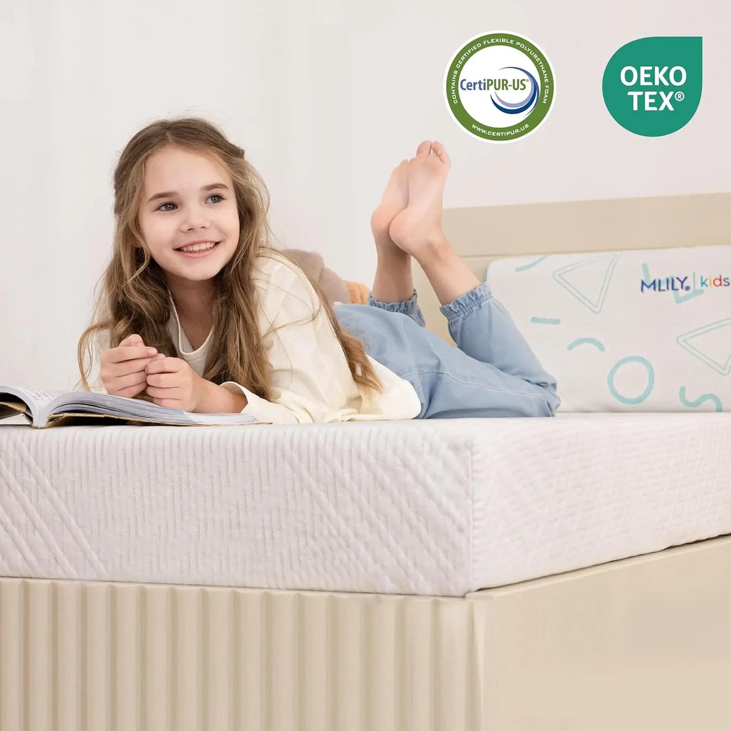 Twin Mattress in a Box 6 inch Mattresses for Kids Bed Single Size Daybed Individual Bunk Memory Foam Medium Firm