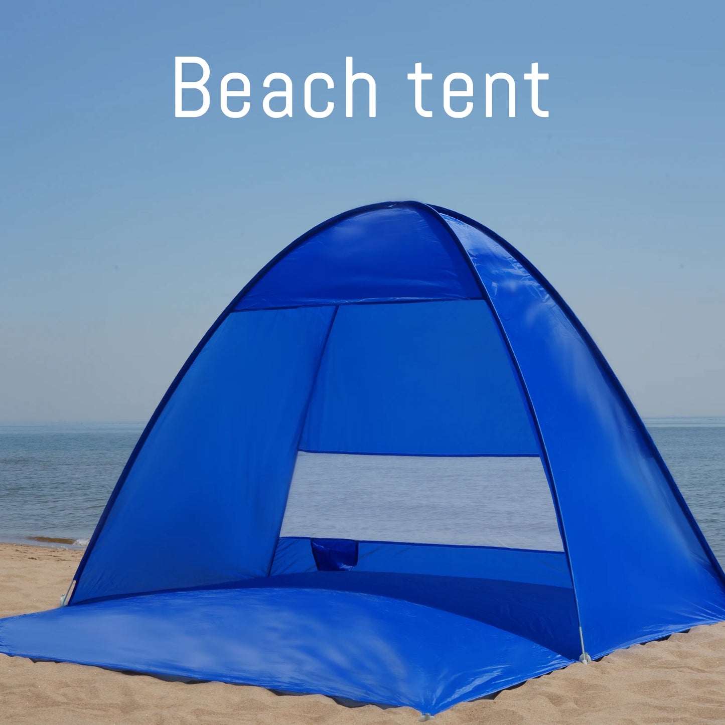 Portable Pop-Up Beach Tent – Lightweight Sun Shelter with Carrying Bag