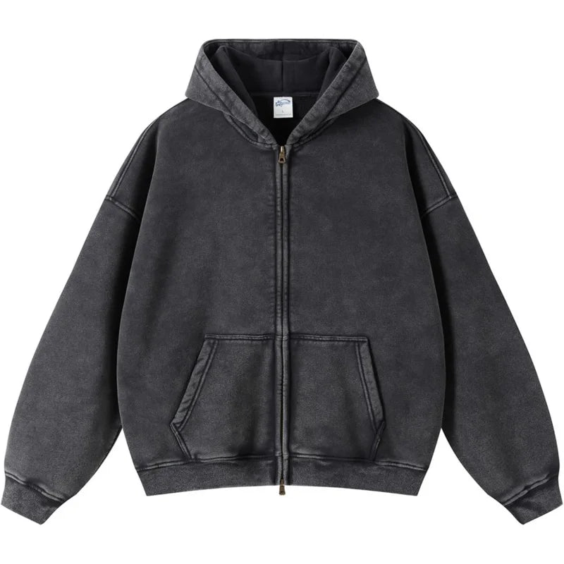 Oversized Zip Up Hoodie Jacket