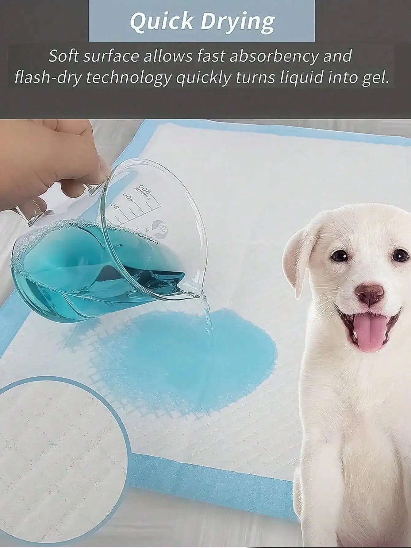 100 Pack Ultra Absorbent Puppy Training Pads