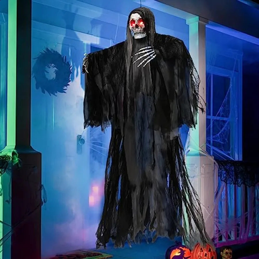 Halloween Animated Hanging Grim Reaper Outdoor Decorations