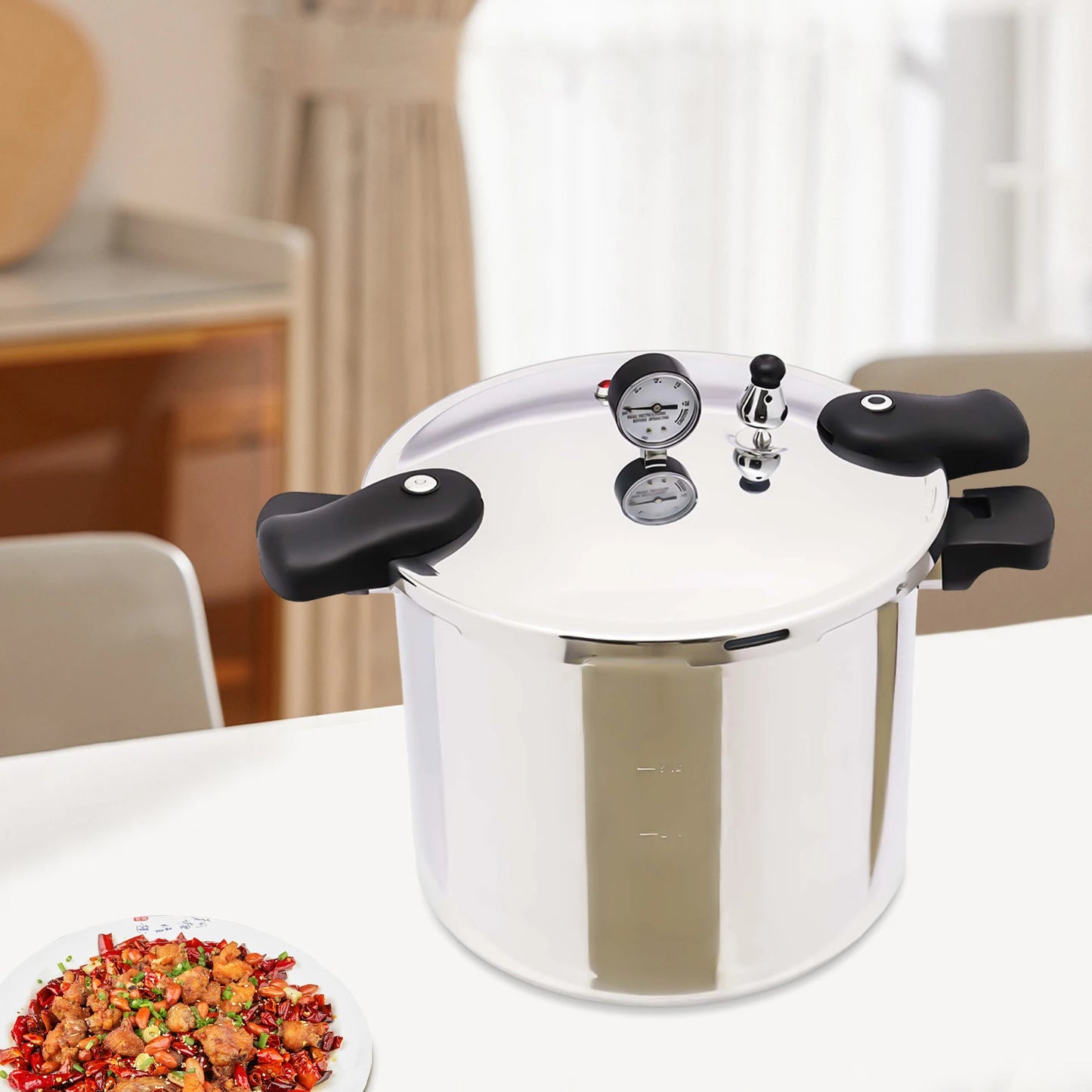 22L Heavy Duty Aluminum Pressure Cooker & Canner