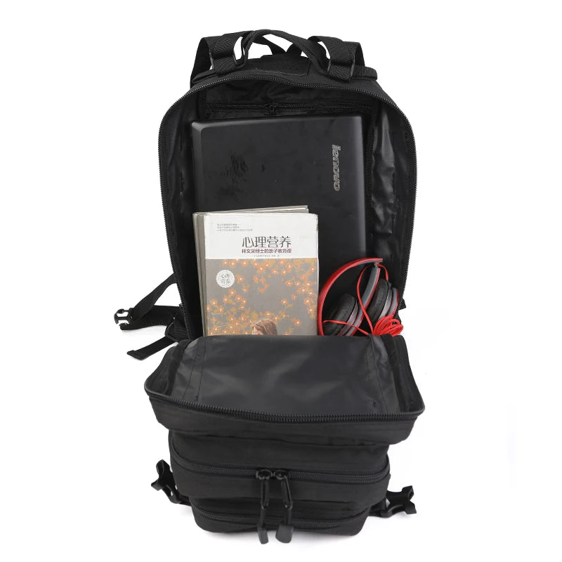35L Tactical MOLLE Backpack with Padded Shoulder Straps