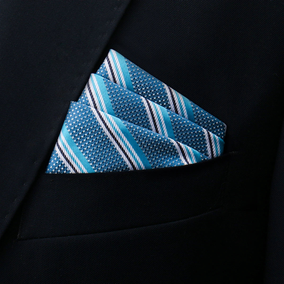 Luxury Men’s Pocket Square Handkerchief. Formal Suit Accessory