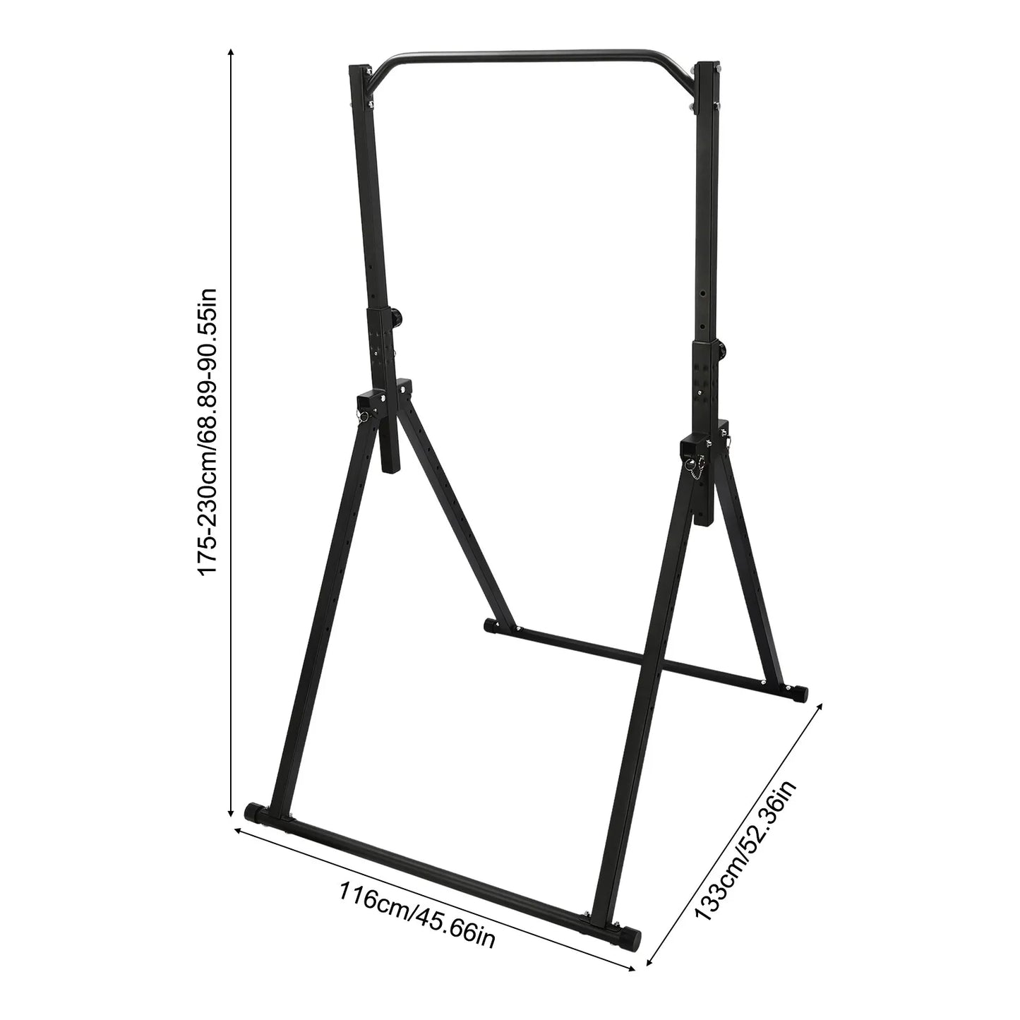 Adjustable Pull-Up Station.Heavy-Duty Home Strength Training Tower