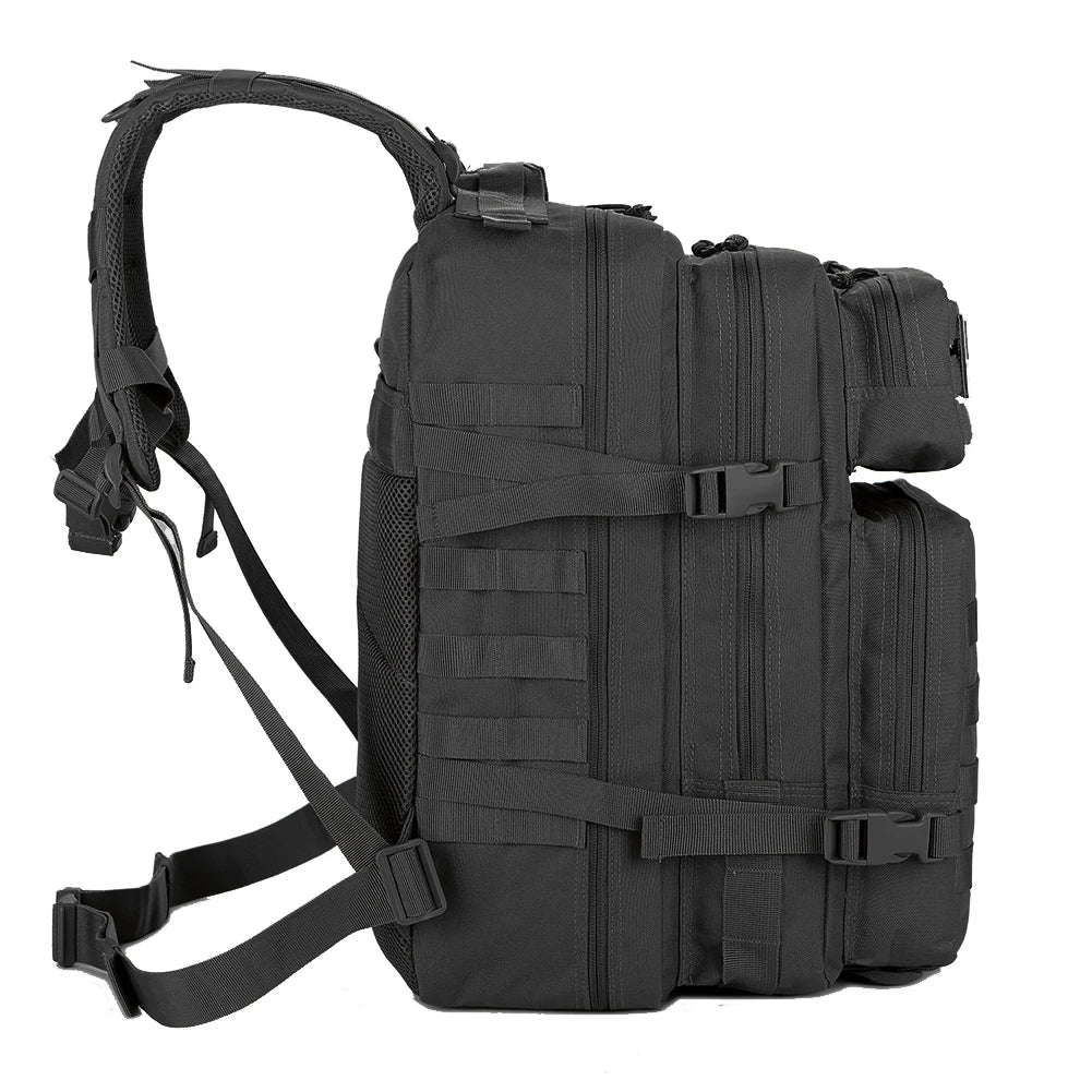 45L Tactical Hiking Backpack – Large Capacity 3-Day Outdoor Adventure Pack