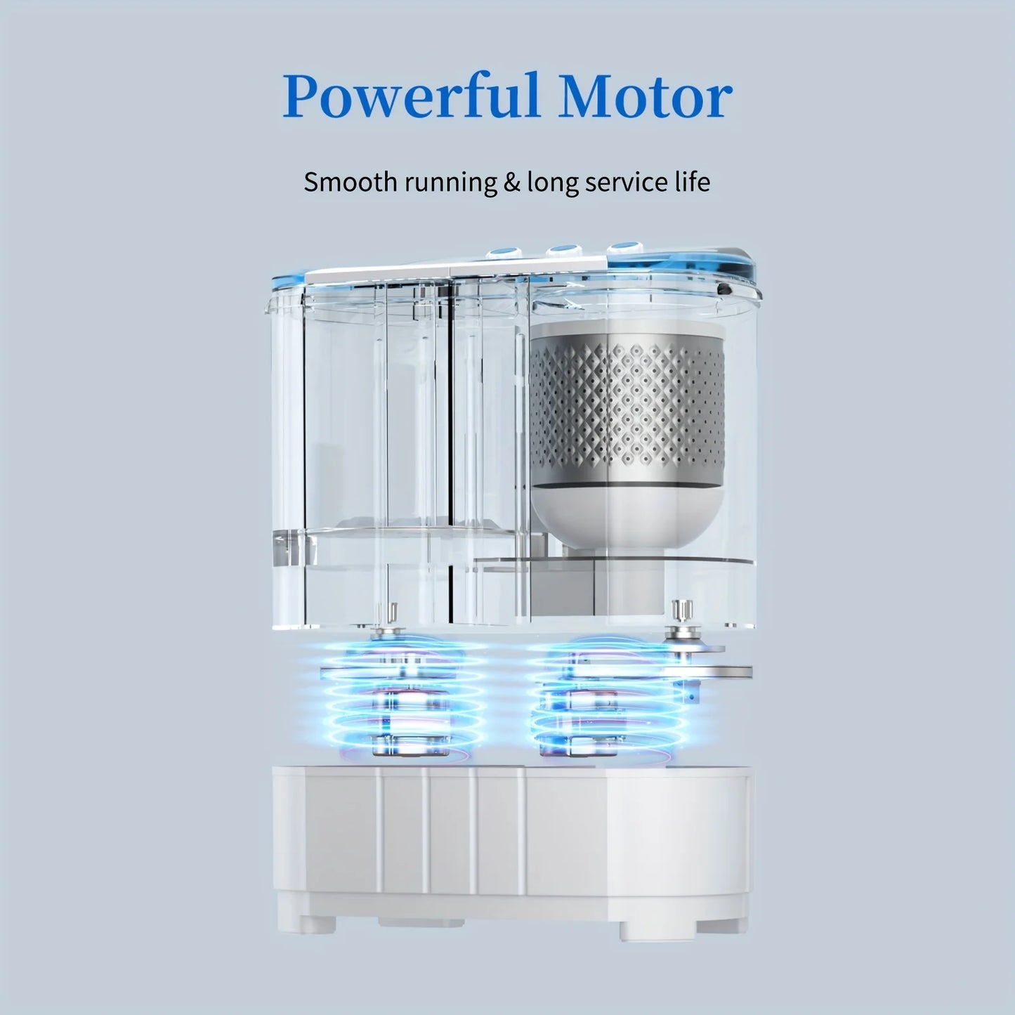 14.5 lb Portable Twin Tub Washing Machine with Spin Dryer for Apartments, RVs, Dorms & Small Spaces