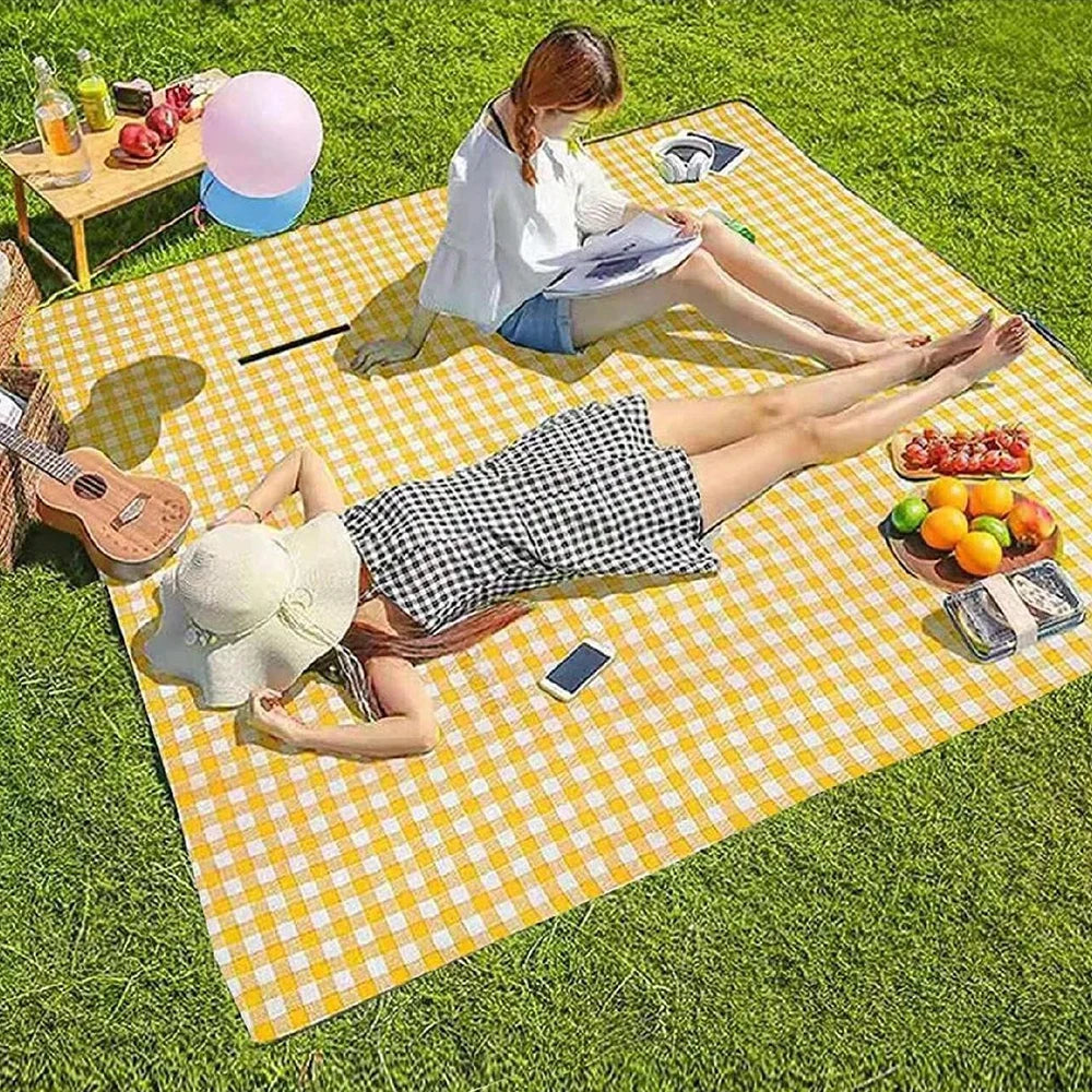 Waterproof Picnic Blanket .Extra Large Beach & Camping Mat (150x200cm)