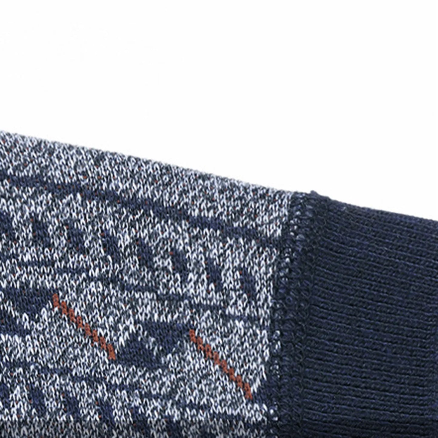 Men’s Vintage Knit Sweater Vest Warm Fleece Lined Casual Winter Outerwear