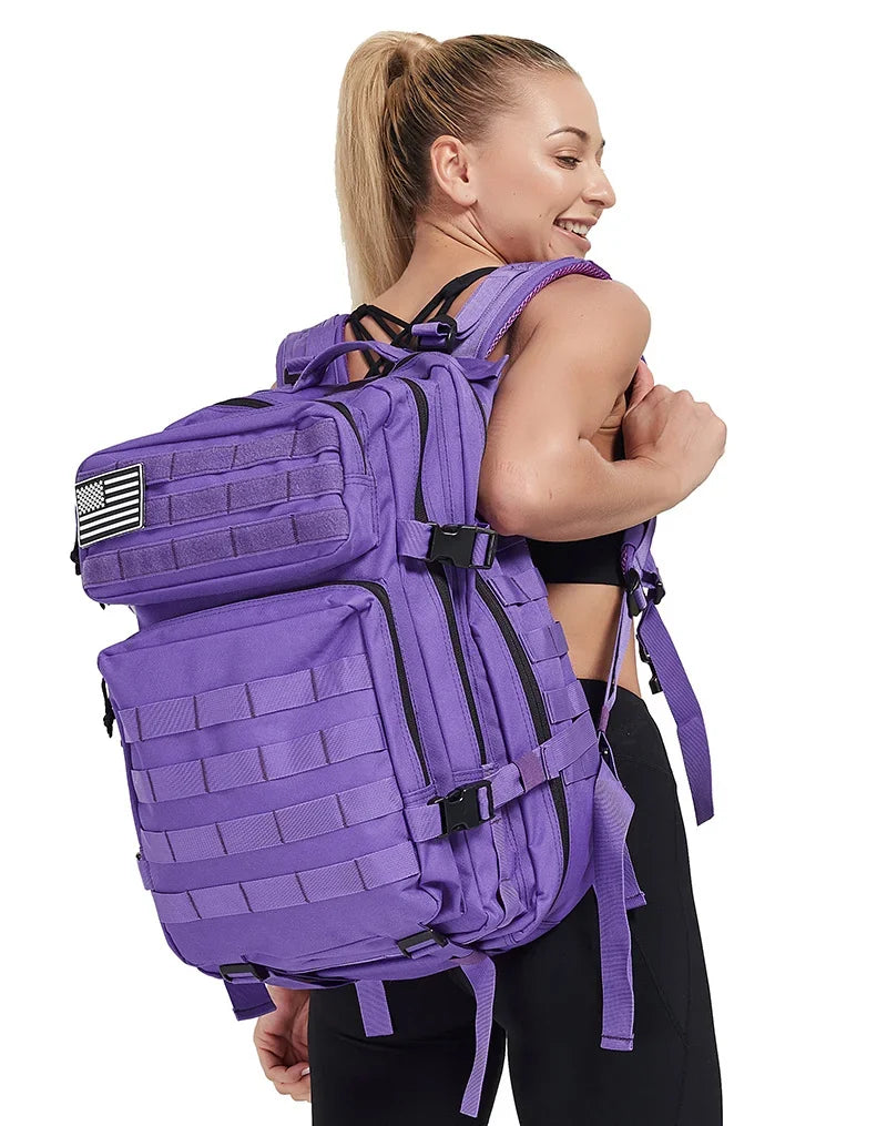 45L Tactical Hiking Backpack – Large Capacity 3-Day Outdoor Adventure Pack