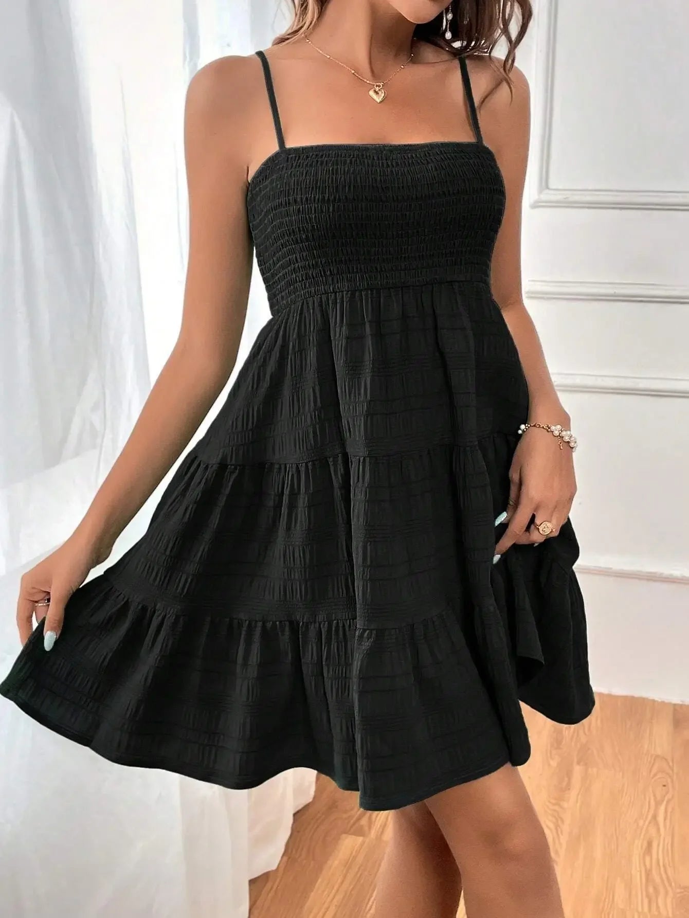 Women’s Strapless Flowy Mini Dress | Casual Summer A-Line Beach Dress
