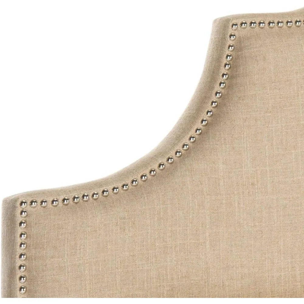 Safavieh Mercer Collection Hallmar Black Velvet Arched Headboard (Full)