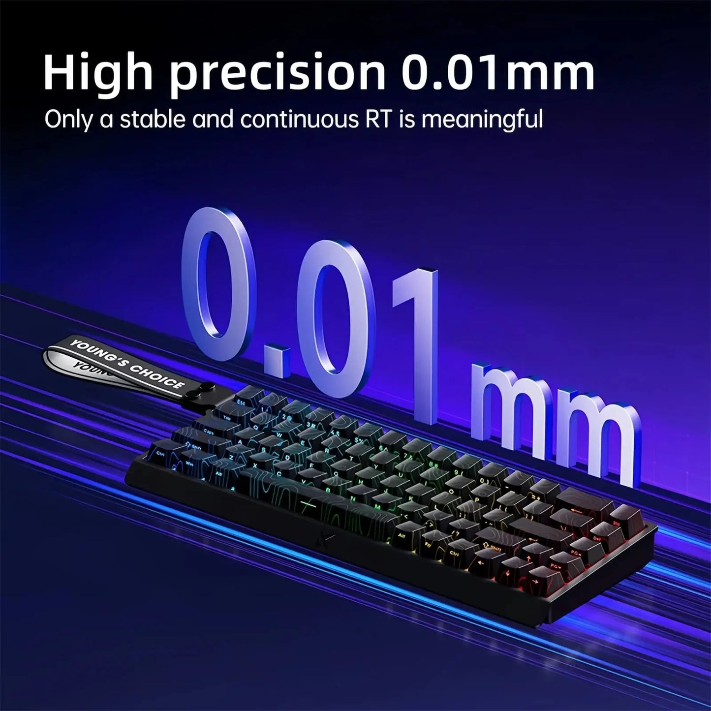 MCHOSE ACE 68 Magnetic Switch Gaming Keyboard . Hall Effect Rapid Trigger Mechanical Keyboard