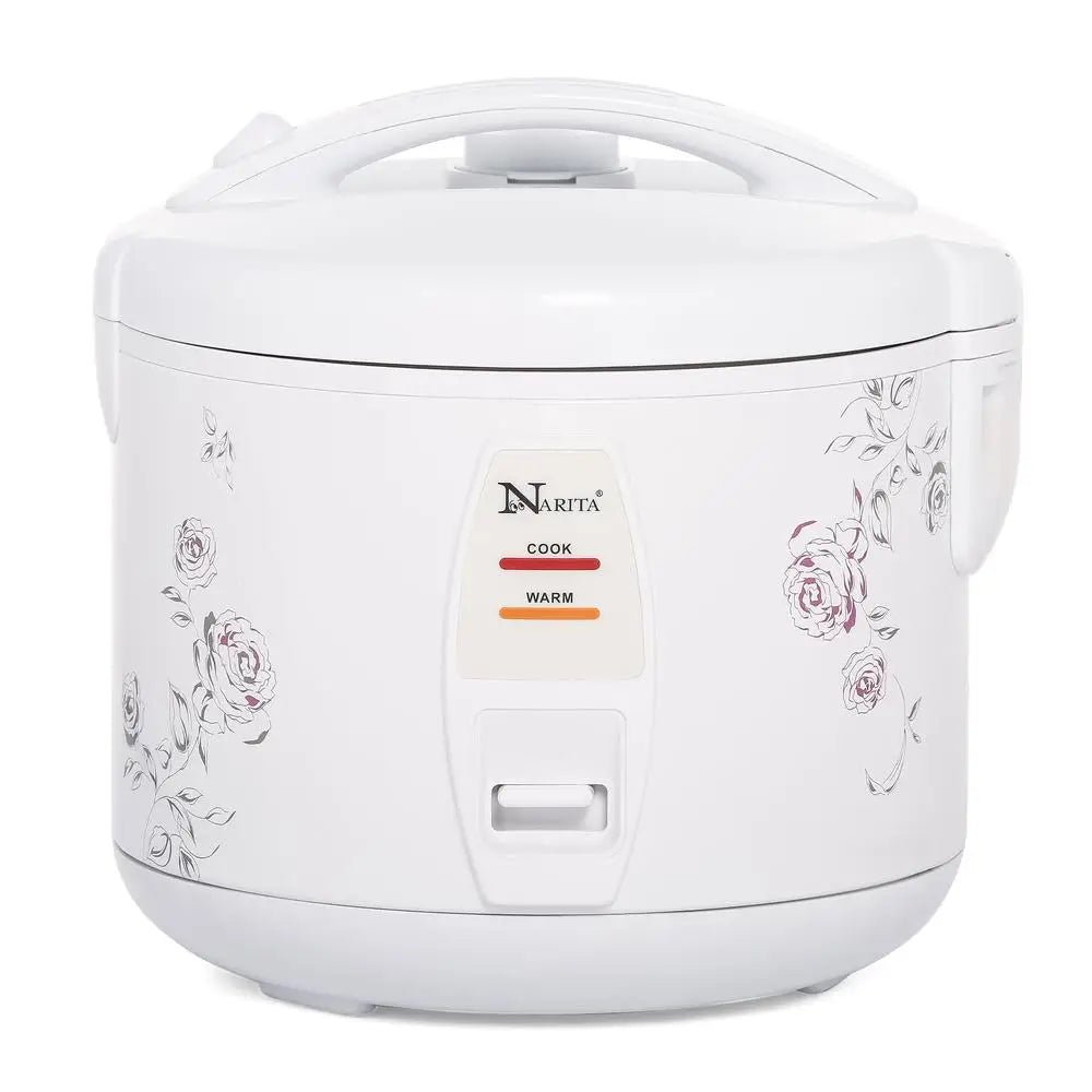 6 Cup Rice Cooker with Steamer One Touch Keep Warm Tray