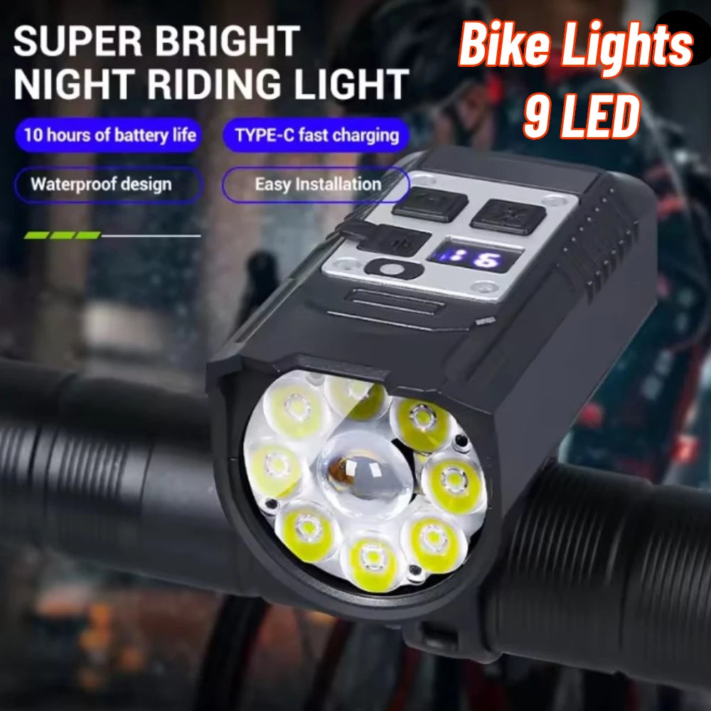 Rechargeable Front Light Bicycle Waterproof Headlamp