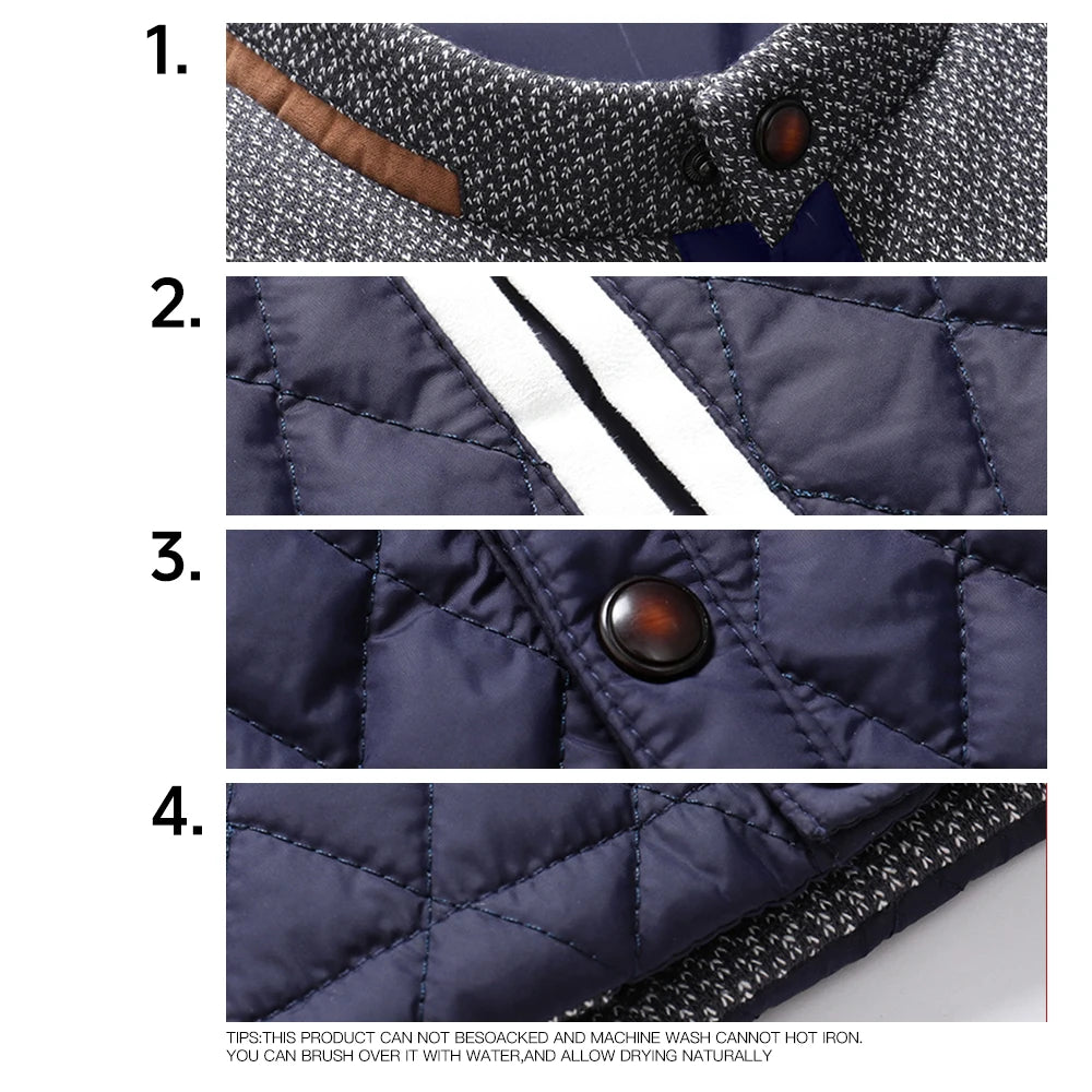 Men’s Quilted Bomber Jacket