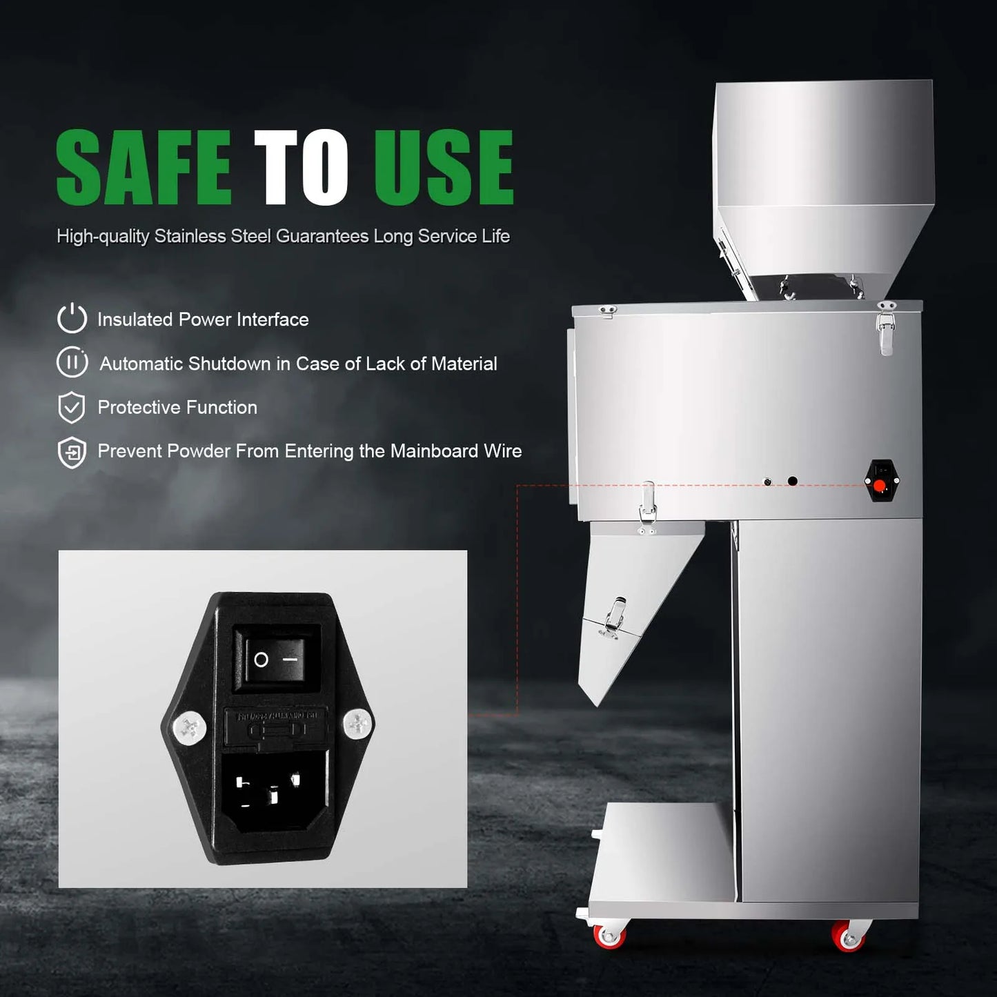 10-999g Weighing Machine Stainless Steel Fast Quantitative Filling Machine 2g (Depending on the Material)